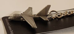 Lockheed S-3 Viking Pewter Airplane Keychain