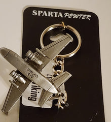 Lockheed S-3 Viking Pewter Airplane Keychain