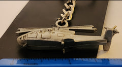 Sikorsky S-76 Helicopter Pewter Keychain