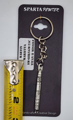 Martin Marietta SM-68B/LGM-25C Titan II Missile Pewter Keychain