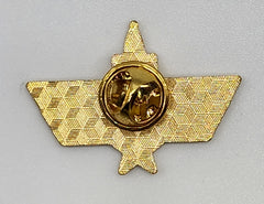 Top Gun Fighter Plane Star Mini Red/White Wing Lapel Pin