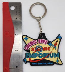 Cosmic Rayz Atomic Emporium Keychain
