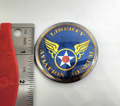 Liberty Aviation Museum Weathered Button Pin