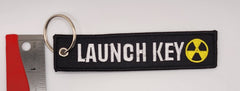 Launch Key Embroidered Keychain