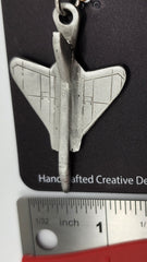 Douglas F5D-1 Skylancer Pewter Airplane Keychain