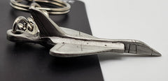 Douglas F5D-1 Skylancer Pewter Airplane Keychain