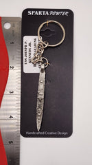 USS Joseph P. Kennedy, Jr. DD-850 Gearing Class Destroyer 3D Ship Pewter Keychain