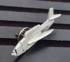 WWII Grumman TBM/TBF Avenger Bomber Pewter Airplane Lapel/Hat Pin
