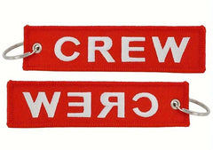 Crew Embroidered Keychain