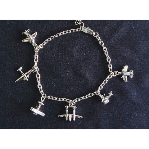 Aviation Charm Bracelet