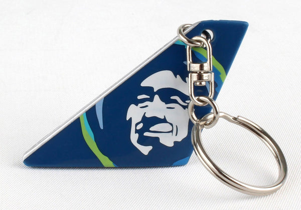 Alaska Airlines Aircraft Tail Keychain