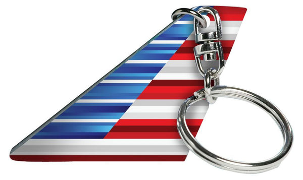 American Airlines Aircraft Tail Keychain