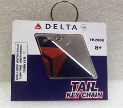Delta Airlines Aircraft Tail Keychain