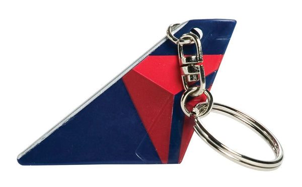 Delta Airlines Aircraft Tail Keychain