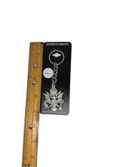 United States Army 3D Crest Logo Pewter Keychain