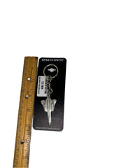 Lockheed SR-71 Blackbird Airplane Pewter Keychain