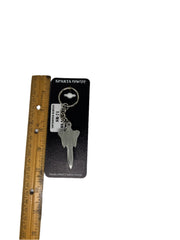 Lockheed SR-71 Blackbird Airplane Pewter Keychain