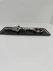 Lockheed SR-71 Blackbird Airplane Pewter Keychain