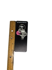 United States Marine Corps (USMC) 3D Crest Logo Pewter Keychain