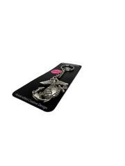 United States Marine Corps (USMC) 3D Crest Logo Pewter Keychain