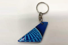 United Airlines Aircraft Tail Keychain