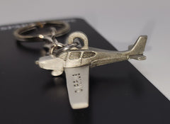 Cirrus Vision SF50 Jet Airplane Pewter Keychain