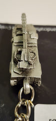 General Dynamics Stryker Armored Vehicle Pewter Keychain