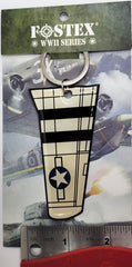 North American Aviation P-51 Mustang WWII Fighter Plane Metal Wing Keychain