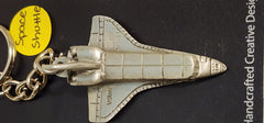 Space Shuttle Pewter Keychain