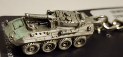 General Dynamics LAV III Vehicle Pewter Keychain