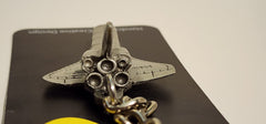 Space Shuttle Pewter Keychain