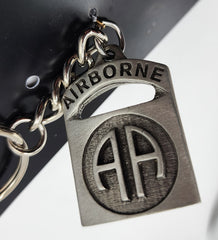 US Army 82nd Airborne Insignia Keychain