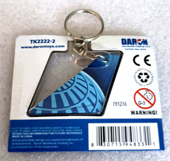 United Airlines Aircraft Tail Keychain