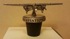 Liberty Aviation Museum's Ford Tri-Motor Airplane Pewter 3D Bottle Stopper