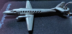 Fairchild C-26 Metroliner Pewter Airplane Keychain
