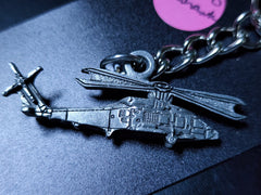 Sikorsky SH-60/MH-60 Seahawk Helicopter Pewter Keychain