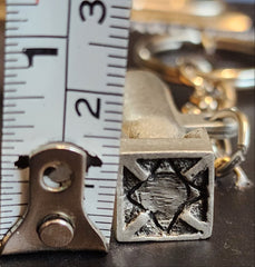 Little Boy 3D Atomic Bomb Pewter Keychain