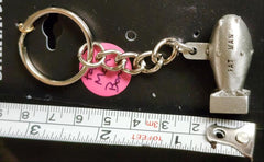 Fat Man 3D Atomic Bomb Pewter Keychain