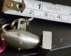 Fat Man 3D Atomic Bomb Pewter Keychain