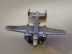 WWII North American Aviation B-25 Mitchell Bomber Pewter Airplane Lapel Pin