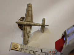 WWII North American Aviation P-51 Mustang Fighter Airplane Pewter Lapel Pin