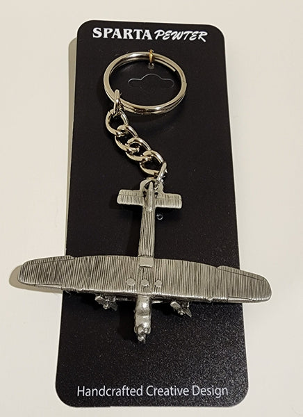 Ford Tri-Motor "Tin Goose" Pewter Airplane Keychain