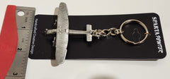 Ford Tri-Motor "Tin Goose" Pewter Airplane Keychain