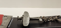 Ford Tri-Motor "Tin Goose" Pewter Airplane Keychain