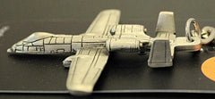 Fairchild Republic A-10 "Warthog" Thunderbolt II Pewter Airplane Keychain