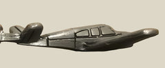 Beechcraft Bonanza V35B V-Tail Pewter Airplane Keychain