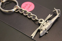 Sikorsky UH-60 Black Hawk Helicopter Pewter Keychain