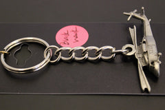 Sikorsky UH-60 Black Hawk Helicopter Pewter Keychain