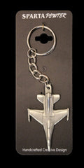 General Dynamics F-16 Fighting Falcon Airplane Pewter Keychain