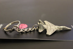 McDonnell Douglas F-15 Eagle Airplane Pewter Keychain